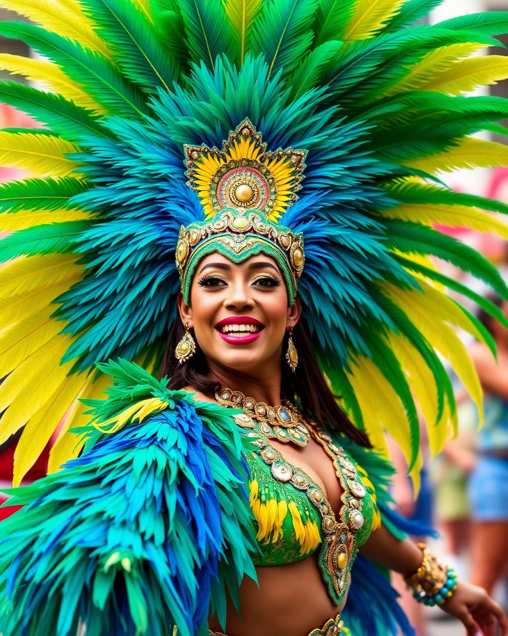 Samba performer at the Brazilian Festival of Worcester